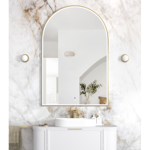 Otti LED Archie 1500(H)x1000(W) Metal Frame Mirror - White framed/ Black framed/ Gold framed