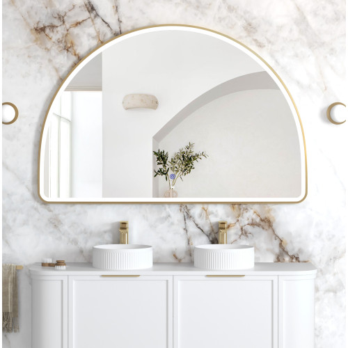 Otti LED Moonlight Archie 1000(H)x1500(W) Metal Frame Mirror - White framed/ Black framed/ Gold framed
