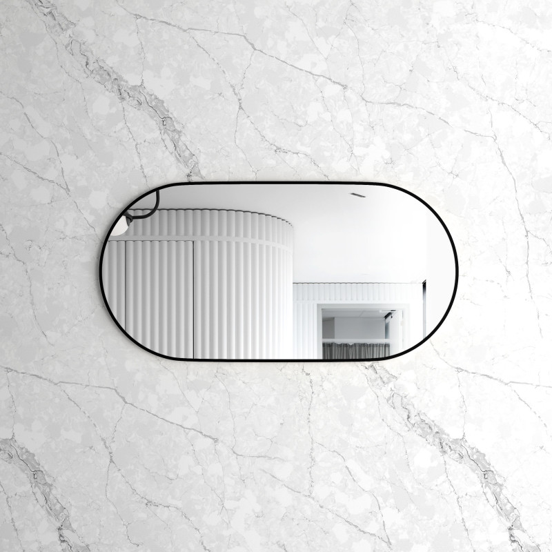 Otti Noosa 1200(W)x600(H) Frame Mirror- Install Horizontal or Vertical - White framed/ Black framed/ Gold framed