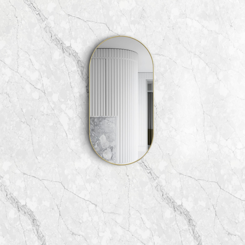 Otti Noosa 900(H)x450(W) Metal Frame Mirror - White framed/ Black framed/ Gold framed
