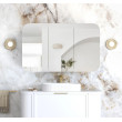 Otti Newport 1200x750mm Shaving Cabinet - Matte White/ Natural Oak/ Black Oak/ Woodland Oak/ Sable Walnut