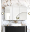 Otti Newport 1200x750mm Shaving Cabinet - Matte White/ Natural Oak/ Black Oak/ Woodland Oak/ Sable Walnut