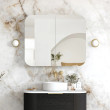 Otti Newport 900x750mm Shaving Cabinet - Matte White/ Natural Oak/ Black Oak/ Woodland Oak/ Sable Walnut
