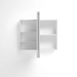 Otti Newport 900x750mm Shaving Cabinet - Matte White/ Natural Oak/ Black Oak/ Woodland Oak/ Sable Walnut