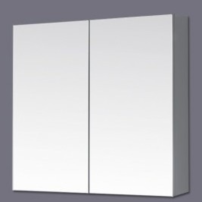 Sunny Pencil edge mirror shaving cabinet (Glass Shelves) 600mm-1200mm