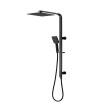 BadundKüche LUXUS Sliding Multifunction Hand Shower With 250mm Overhead Rain Shower - Square