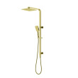 BadundKüche LUXUS Sliding Multifunction Hand Shower With 250mm Overhead Rain Shower - Square