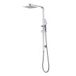 BadundKüche Sliding Multifunction Hand Shower With 250mm Overhead Rain Shower - Square
