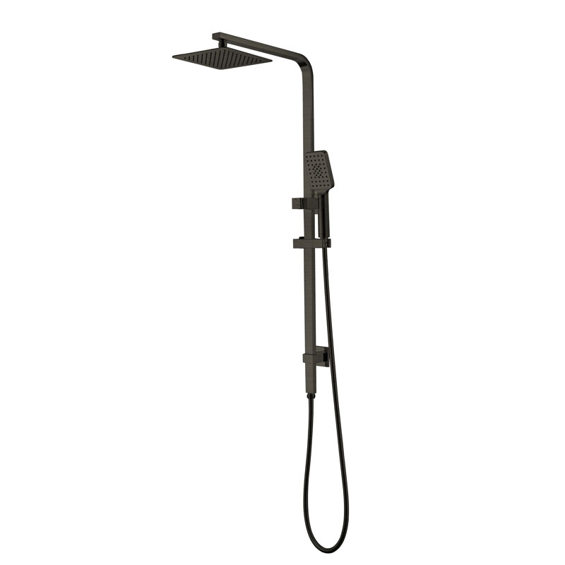BadundKüche Sliding Multifunction Hand Shower With 250mm Overhead Rain Shower - Square