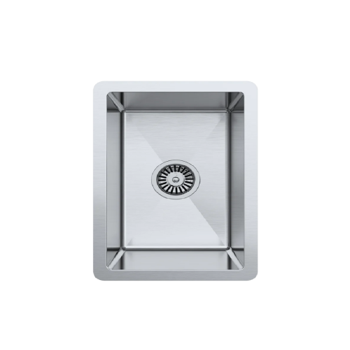 BadundKüche 380 x 440 x 230mm Kitchen SINK with Round Corner