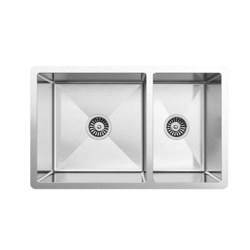 BadundKüche 600 x 440 x 230mm  ONE & 1/2 BOWL Kitchen Sink with Round Corner 