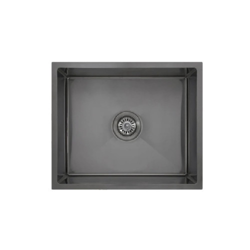 Inspire 580x440x220 Gun Metal Single Bowl Kitchen Sink