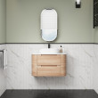 Aulic Briony Wall Hung Vanity with Stone Top 750mm-1800mm