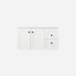 Lukka Chester Federation Wall Hung PVC Vanity with Ceramic top 600mm-1500mm