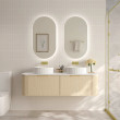Mercio Elva Wall-Hung Vanity - Natural Oak 600mm-1500mm