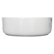 ROUND MATTE WHITE BASIN