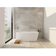 Mercio Nova Ultra-Thin Corner Bathtub - Gloss White