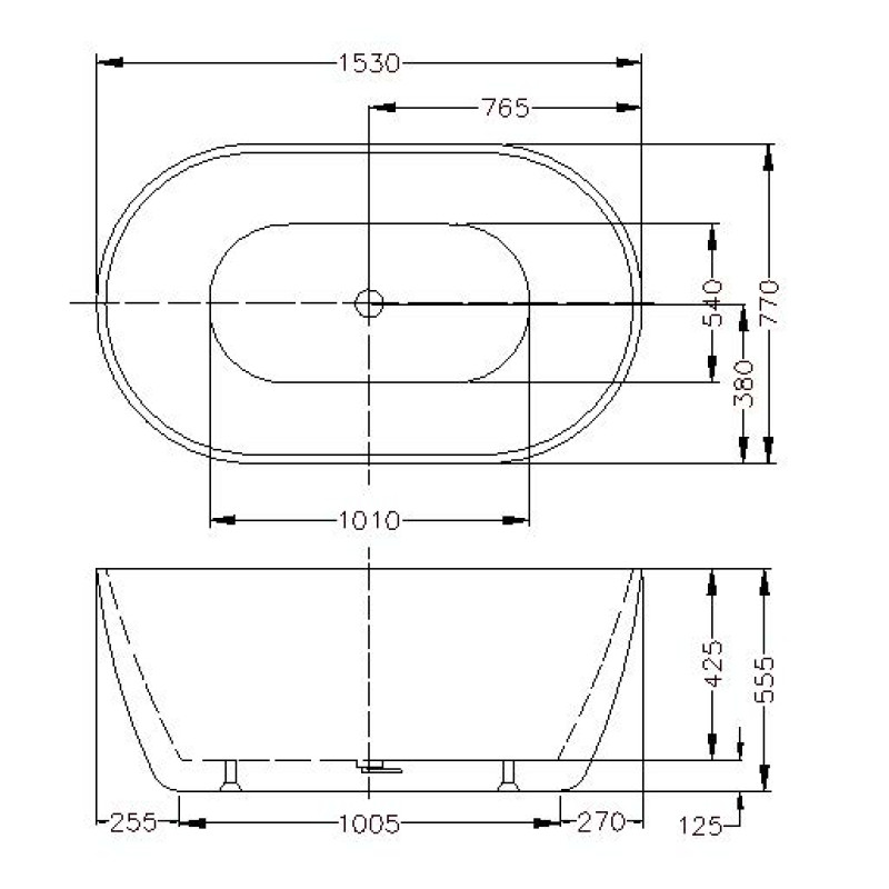 Cassa Design Egg Shell Bathtub