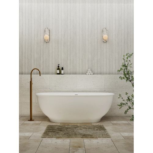 Cassa Design Hampton Freestanding Bath - Matte White