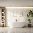 Mercio Libra Freestanding Bathtub - Gloss White