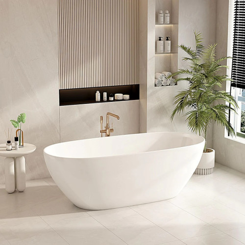 Mercio Pilato Freestanding Bathtub - Gloss White
