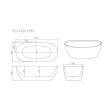 Mercio Pilato Freestanding Bathtub - Gloss White