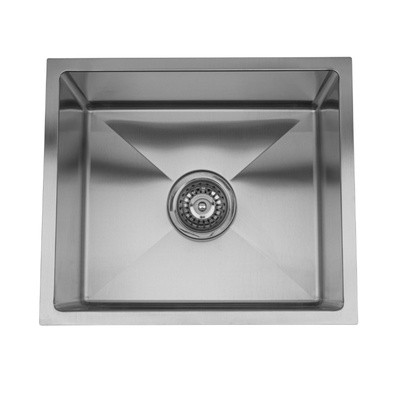 BadundKüche 440 x 440 x 230mm Kitchen Sink with Round Corner