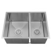 BadundKüche 600 x 440 x 230mm  ONE & 1/2 BOWL Kitchen Sink with Round Corner 