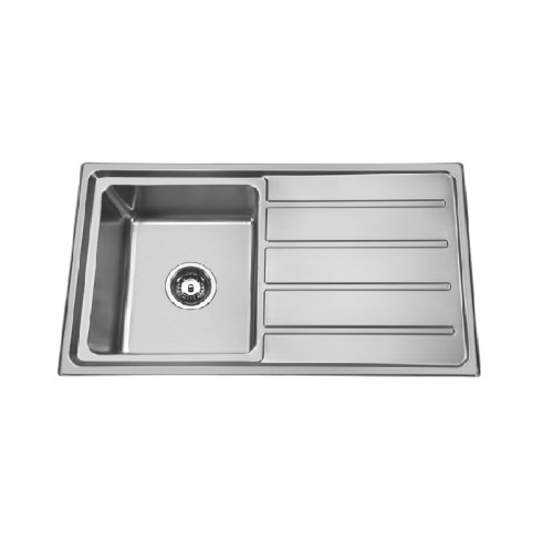 BadundKüche 860 x 500 x 180mm Kitchen Sink