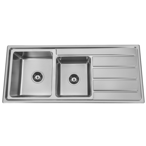 BadundKüche 1160 x 500 x 180mm Kitchen Sink