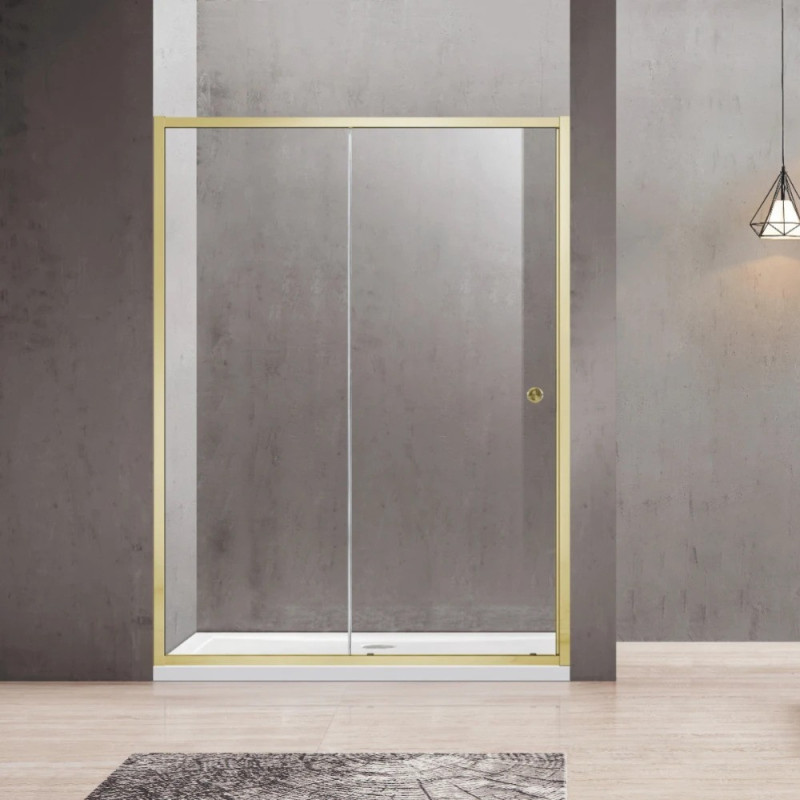 Covey 920-1750mm Semi-frame Single Sliding Door Shower Screen