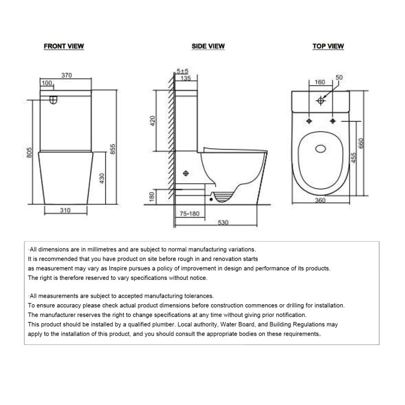 Inspire-Radiant Tornado-X & Rimless Toilet Suite