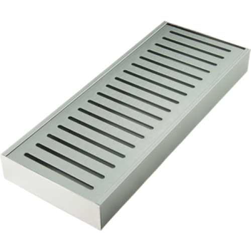 300mm - 5.6m Any Size  LAUXES Wide Aluminium Slimline Standard Floor Grate Drain 5600*100*26