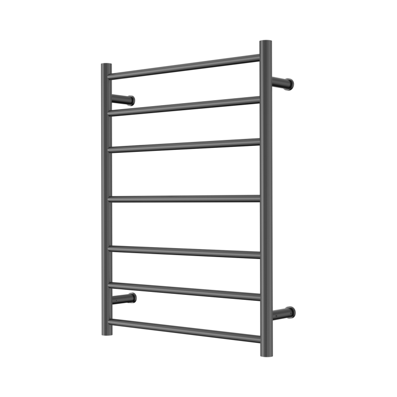 NERO MECCA 240V 7 BAR HEATED TOWEL LADDER GRAPHITE NERO MECCA 240V 7 BAR HEATED TOWEL LADDER GRAPHITE