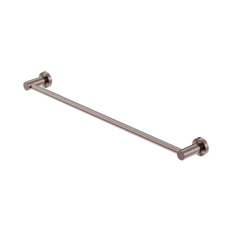 NERO MECCA SINGLE TOWEL RAIL 600MM BRUSHED BRONZE NERO MECCA SINGLE TOWEL RAIL 600MM BRUSHED BRONZE