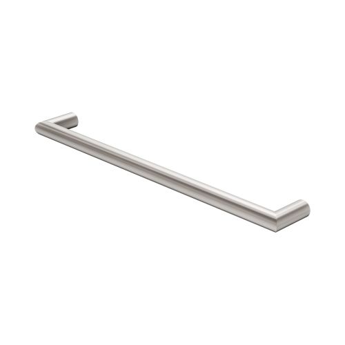 NERO MECCA 240V SINGLE HEATED TOWEL RAIL BRUSHED NICKEL NERO MECCA 240V SINGLE HEATED TOWEL RAIL BRUSHED NICKEL