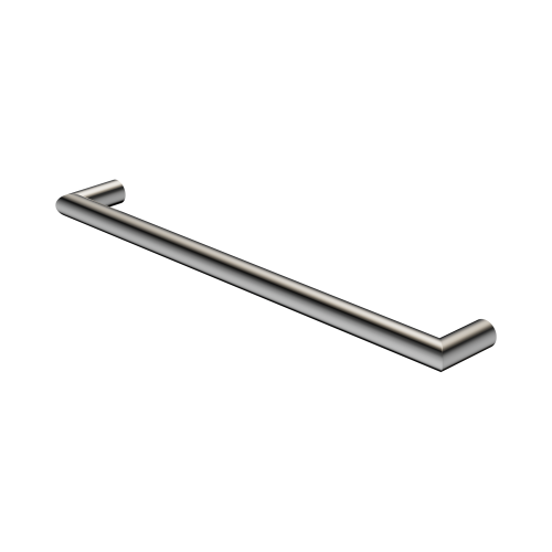 NERO MECCA 240V SINGLE HEATED TOWEL RAIL CHROME