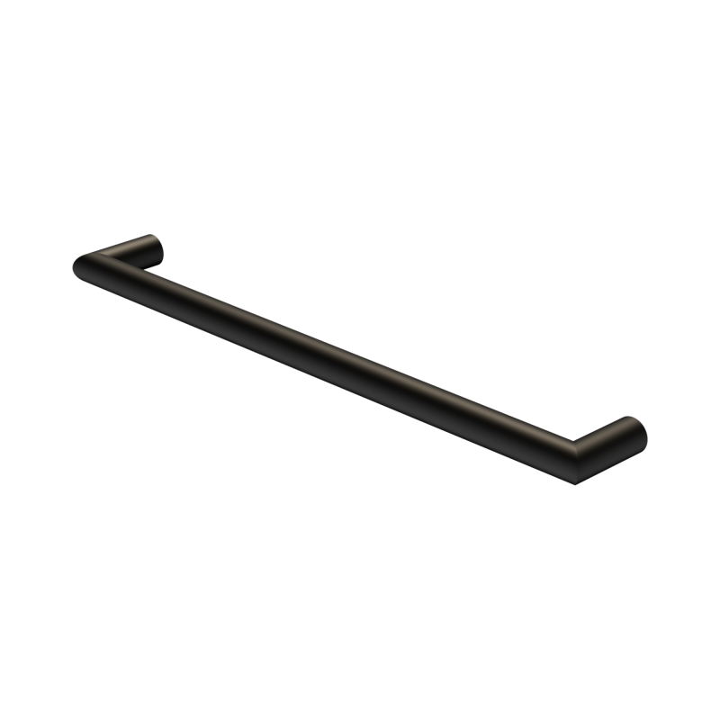 NERO MECCA 240V SINGLE HEATED TOWEL RAIL MATTE BLACK NERO MECCA 240V SINGLE HEATED TOWEL RAIL MATTE BLACK