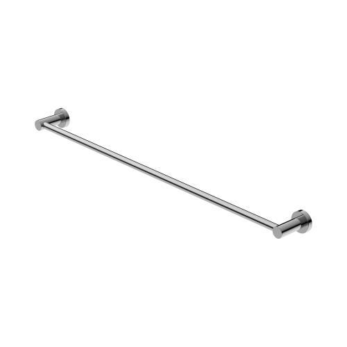 NERO MECCA SINGLE TOWEL RAIL 800MM CHROME