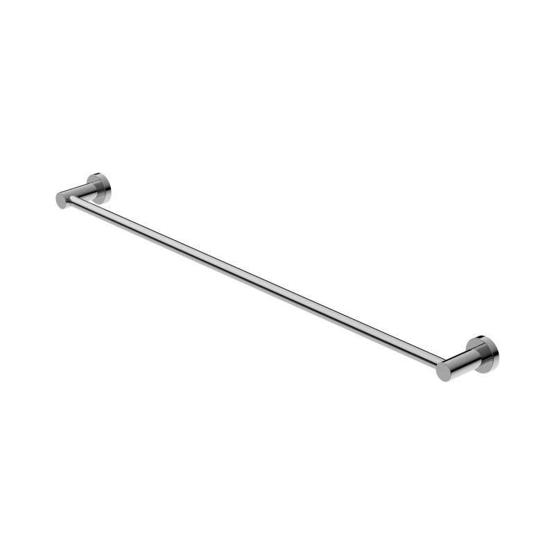 NERO MECCA SINGLE TOWEL RAIL 800MM CHROME