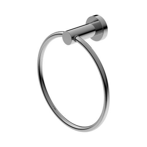 NERO MECCA HAND TOWEL RING CHROME