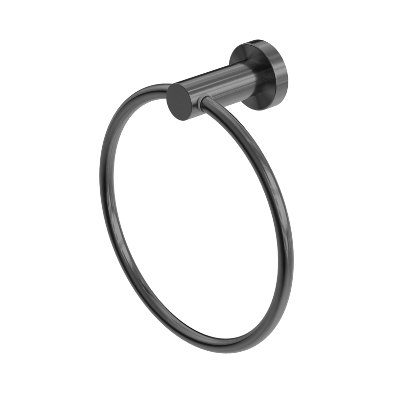NERO MECCA HAND TOWEL RING GUN METAL 