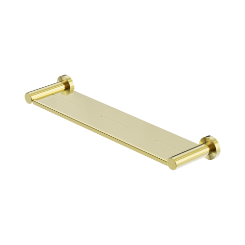 NERO MECCA METAL SHOWER SHELF BRUSHED GOLD