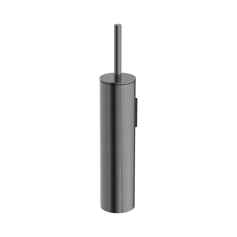 NERO MECCA TOILET BRUSH HOLDER GUN METAL 