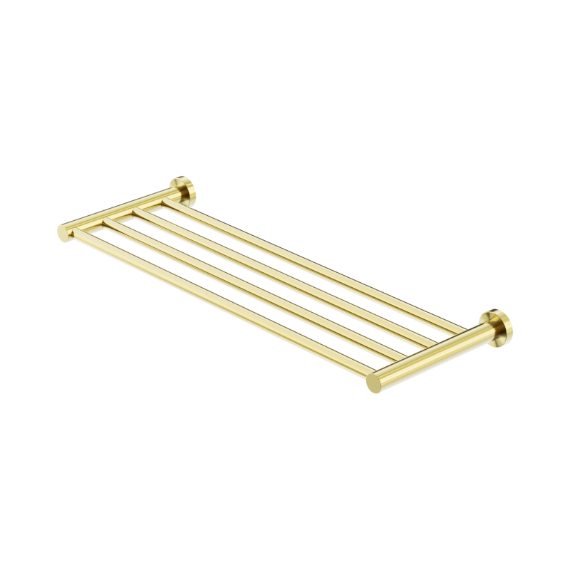 NERO MECCA TOWEL RACK BRUSHED GOLD