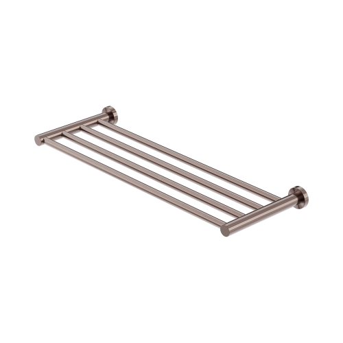 NERO MECCA TOWEL RACK BRUSHED BRONZE