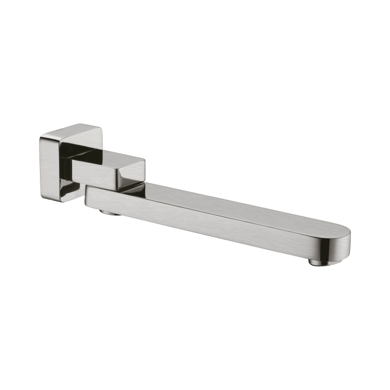 NERO BIANCA SWIVEL BATH SPOUT ONLY BRUSHED NICKEL NERO BIANCA SWIVEL BATH SPOUT ONLY BRUSHED NICKEL