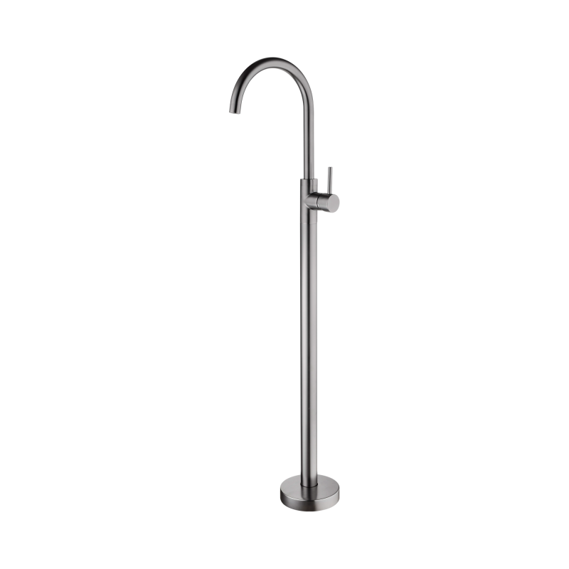 NERO MECCA FREESTANDING BATH MIXER GUN METAL NERO MECCA FREESTANDING BATH MIXER GUN METAL