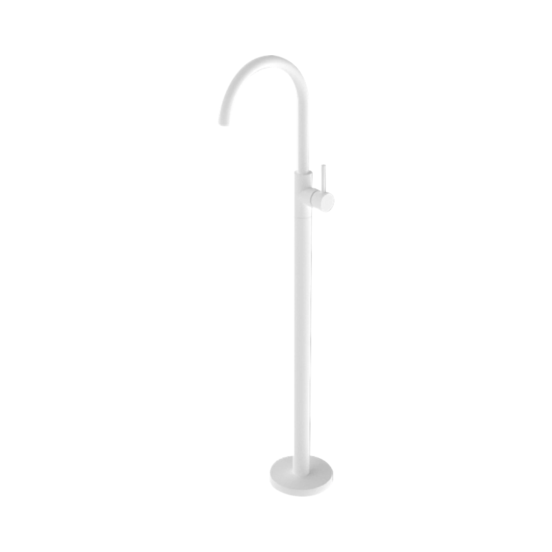 NERO MECCA FREESTANDING BATH MIXER MATTE WHITE NERO MECCA FREESTANDING BATH MIXER MATTE WHITE