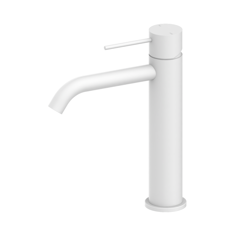 NERO MECCA MID TALL BASIN MIXER MATTE WHITE NERO MECCA MID TALL BASIN MIXER MATTE WHITE